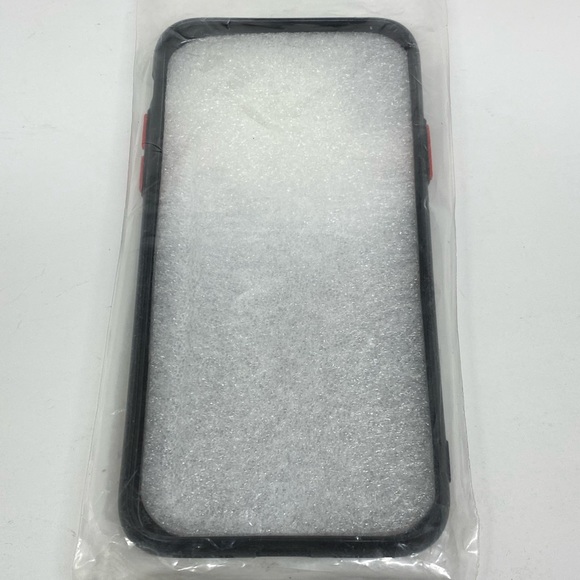 CLEAR / BLACK / GLITTER PHONE CASE FOR IPHONE X & XS NEW / UNUSED - Picture 3 of 5